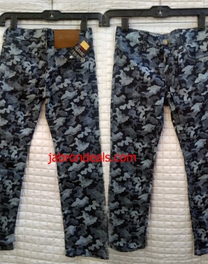 Camouflage Girls Cotton Jeans
