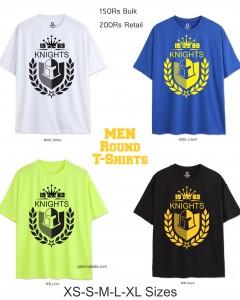 Knights Men Round T Shirts